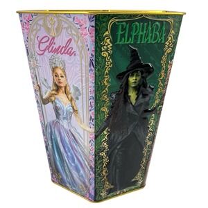 Wicked For Good Hexagon Popcorn Tin 130 Oz Collectible